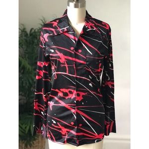 70s Jantzen Abstract Paint Top (Small)